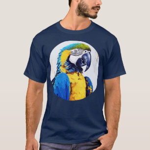 Blau- und Goldmaka 16 T-Shirt