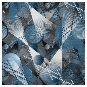 Blau und Grau. Abstraktion. Stoff