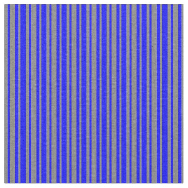 Blau- und Graufarbene Streifen/Muster mit Linse Stoff (Nahaufnahme)