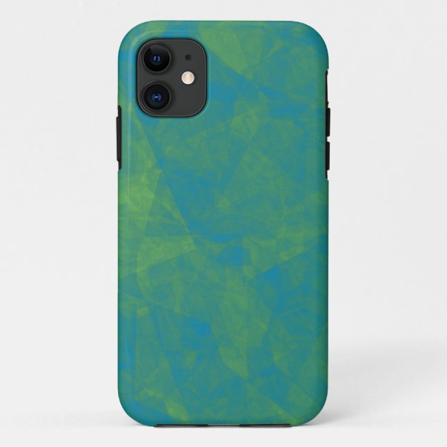 Blau und Grün Case-Mate iPhone Hülle (Rückseite)