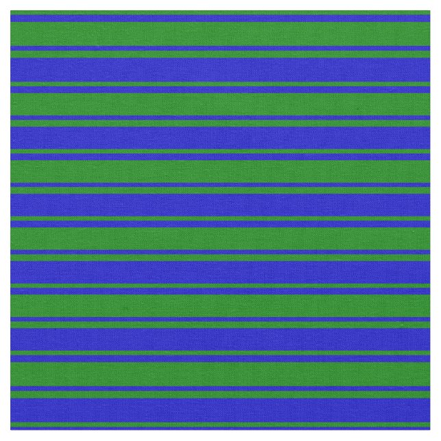 Blau und grün, Linse/Streifenmuster Stoff (Nahaufnahme)