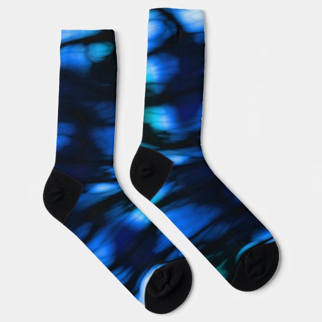 Blau und grün socken (Rechts)