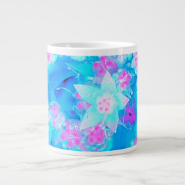 Blau und Heiß rosa Sukkuläres Unterwasser-Sedum Jumbo-Tasse