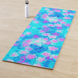 Blau und Heiß rosa Sukkuläres Unterwasser-Sedum Yogamatte