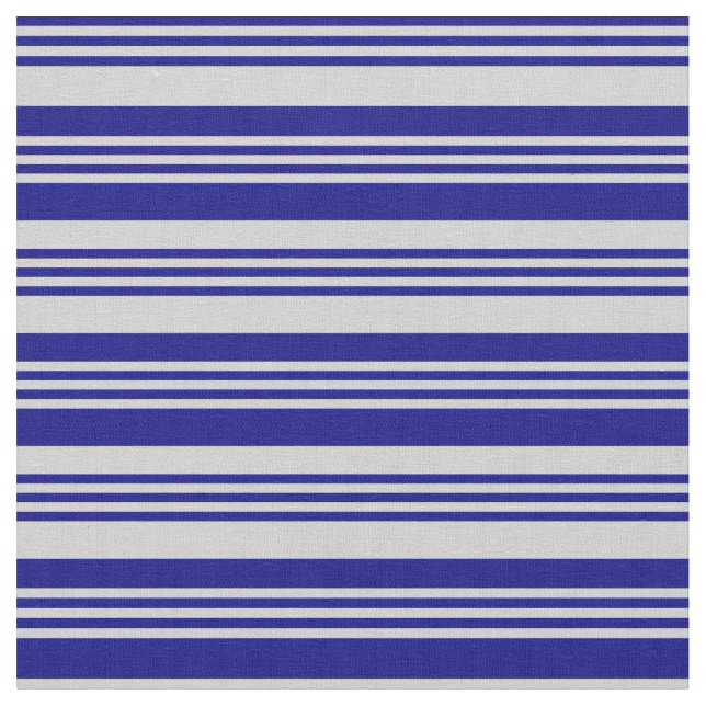Blau und hellgraue Streifen/Linke Muster Stoff (Nahaufnahme)