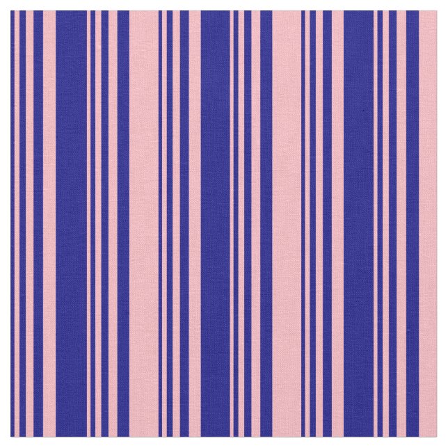 Blau- und hellrosa Muster Stoff (Nahaufnahme)