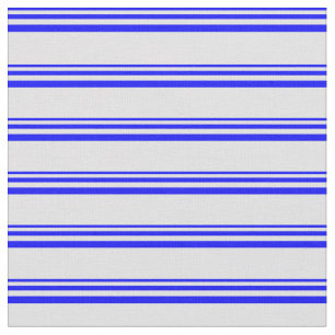Blau- und Lavendelfarben-Linien/Streifen-Muster Stoff