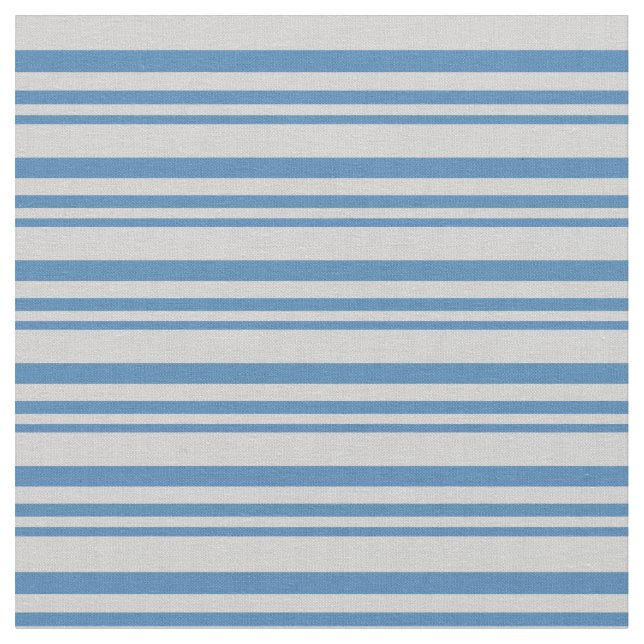 Blau und leicht grau, Streifen/Linse Stoff (Nahaufnahme)