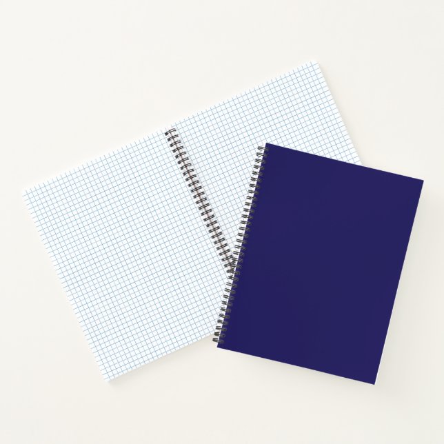 Blau und lila abstrakte Formen verschmelzen in Notizbuch (Innenseite)