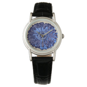 Blau und Lila Armbanduhr
