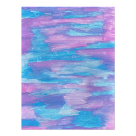 Blau und Lila Swirt Abstrakte Kunst Fotodruck