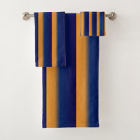 Blau und Orange Streifen