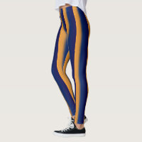 Blau und Orange Streifen