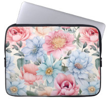 Blau und Rosa Blumen