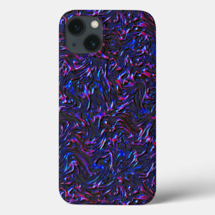 Blau und rosa mit Wandstruktur Case-Mate iPhone Hülle
