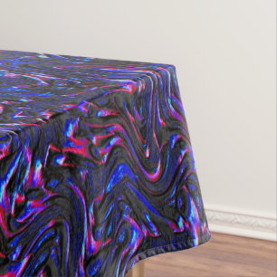 Blau und rosa mit Wandstruktur Tischdecke