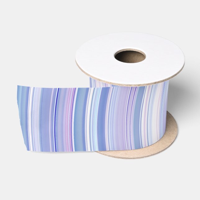 Blau und Rosa Satinband (Spule)
