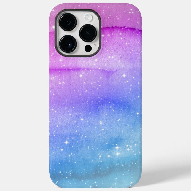 Blau und Rosa Telefon Case-Mate iPhone Hülle (Rückseite)