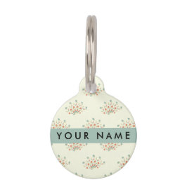 Blau und Rot, Blau, Ihr Name Haustiermarke