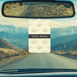 Blau und Rot, Schwarz, Ihr Name Autolufterfrischer