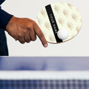 Blau und Rot, Schwarz, Ihr Name Tischtennis Schläger