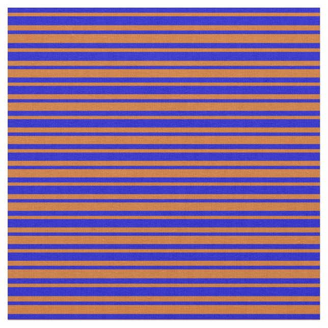 Blau- und Schokoladenfarbenes Muster Stoff (Nahaufnahme)