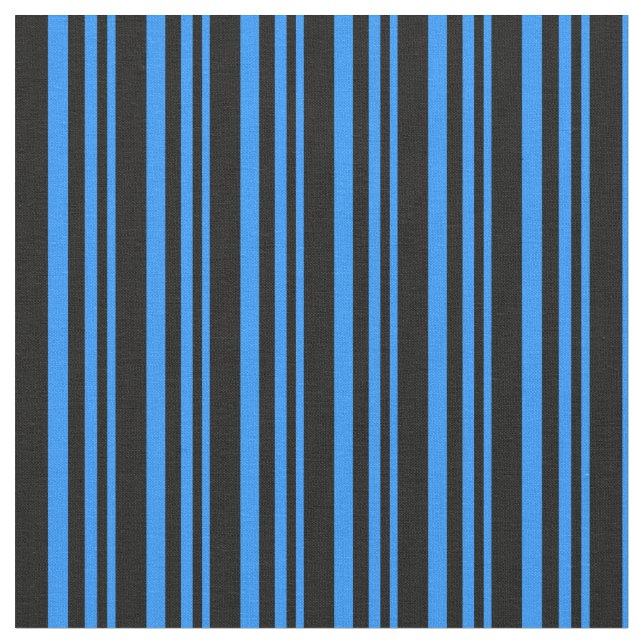 Blau- und Schwarz-Linse/Streifenmuster Stoff (Nahaufnahme)