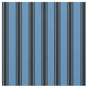 Blau- und Schwarz-Streifen/Seitenmuster Stoff