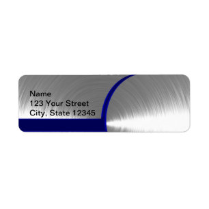 Blau und Silber als Bürstenmetall