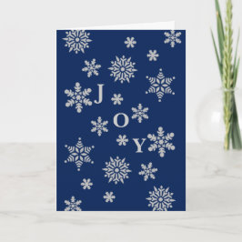 Blau und Silber Freude Weihnachten und Feiertage