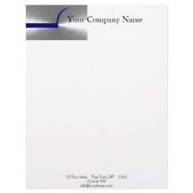 Blau und Silber gebürstetes Metall