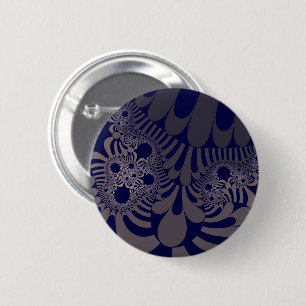 Blau und Silber Mod Button