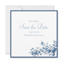 Blau und Weiß Chinoiserie Muster