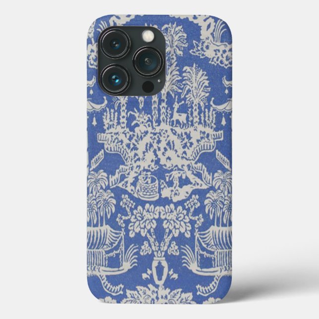 Blau und Weiß Chinoiserie Oriental Case-Mate iPhone Hülle (Rückseite)
