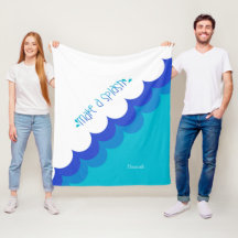 Blau und Weiß des Schwimmers machen einen Absteche