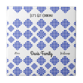 Blau und Weiß Fliese