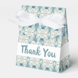 Blau und Weiß Gemustert Geschenkschachtel