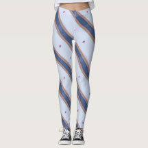 Blau und Weiß gestreift