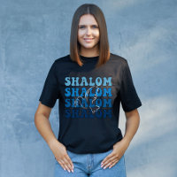 Blau und Weiß-Hebrew Shalom Peace