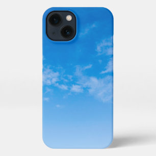 Blau und Weiß iPhone 13 Hülle