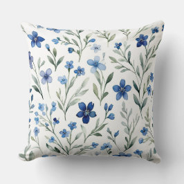 Blau und Weiß Kissen