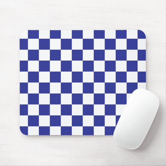 Blau und Weiß Mousepad (Mit Mouse)
