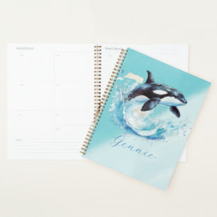 Blau und Weiß Ocra Ozean Strand Nautical Planer