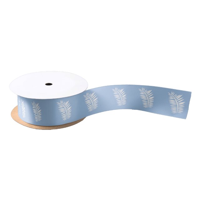 Blau und Weiß Satinband (Spule)