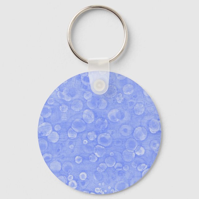 Blau und Weiß Schlüsselanhänger (Vorderseite)