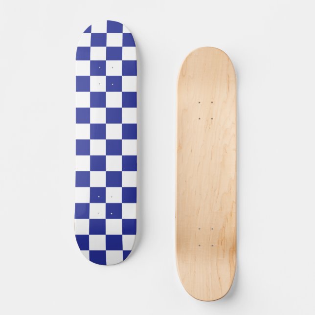 Blau und Weiß Skateboard (Vorderseite)