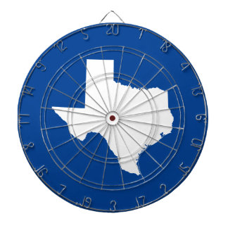 Blau und Weiß Texas Dartscheibe