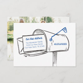 Blau unsere neue E-Mail-Box bewegen