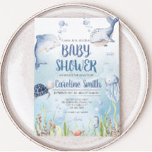Blau unter dem Meer Baby Shower