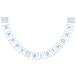 Blau unter dem Meer Geburtstagsparty-Dekor Wimpelkette